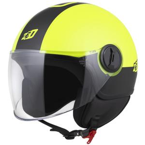 Casca deschisa ZED C35 galben-negru fluo