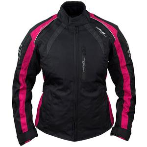Geaca moto dama Roleff Venedig negru-roz