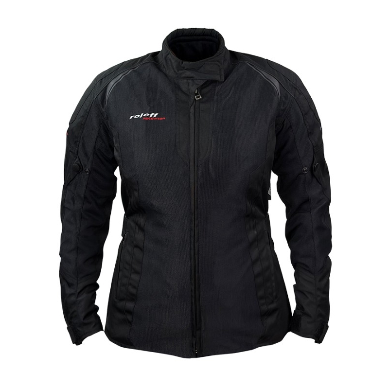 Geaca moto dama Roleff Mesh neagra