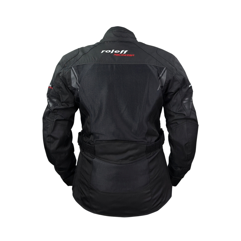 Geaca moto dama Roleff Mesh neagra