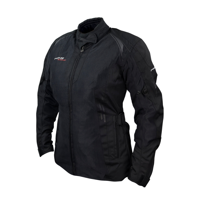 Geaca moto dama Roleff Mesh neagra