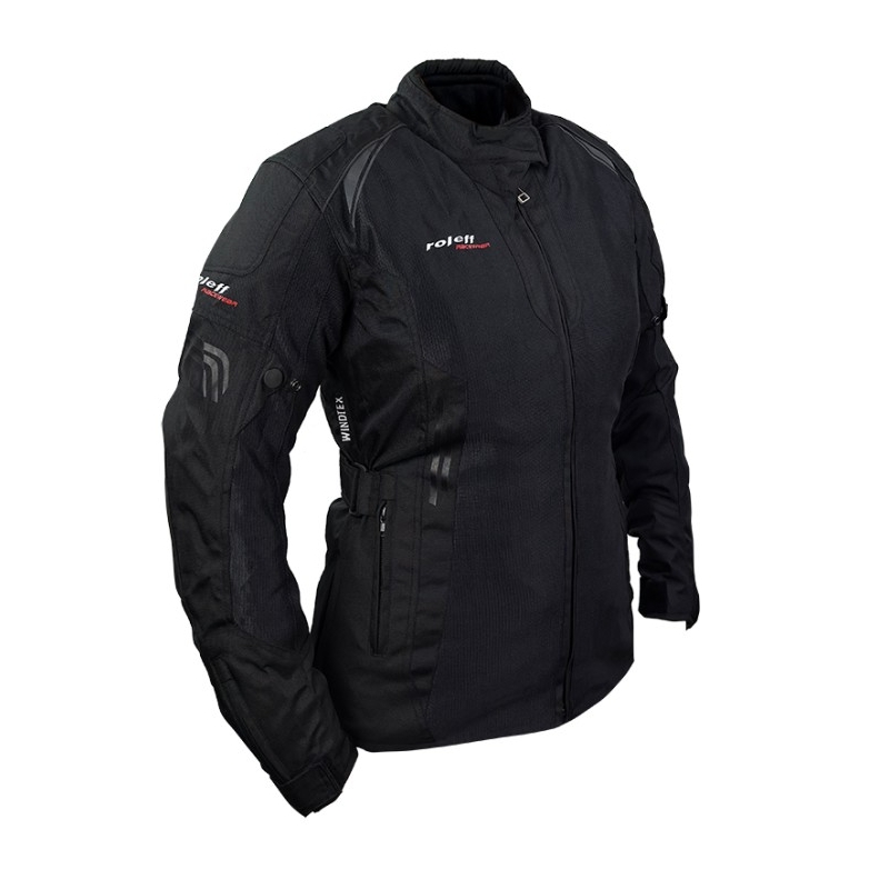 Geaca moto dama Roleff Mesh neagra