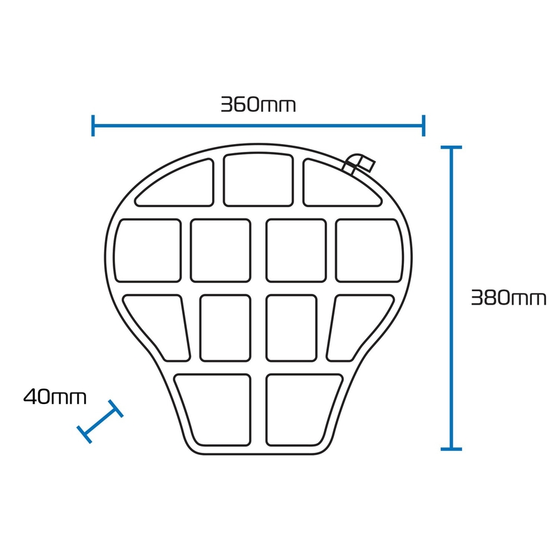 Scaun gonflabil Oxford Air Seat Adventure și Touring negru