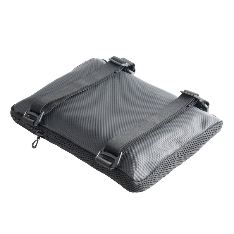 Oxford Air Seat Pillion și suport gonflabil Enduro negru deasupra scaunului pasagerului
