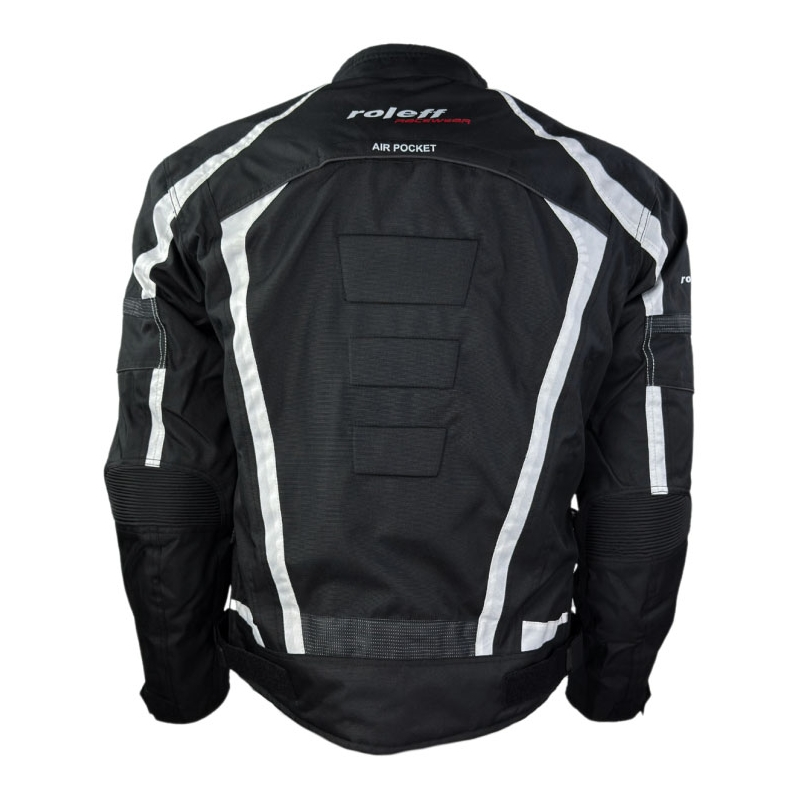 Geacă moto Roleff Kodra RO546 negru-alb