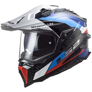 Casca moto Enduro LS2 MX701 C Explorer Frontier negru-albastru