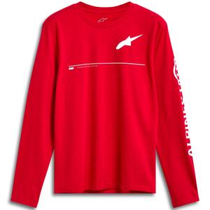 Tricou cu mânecă lungă Alpinestars Committed CSF, roșu