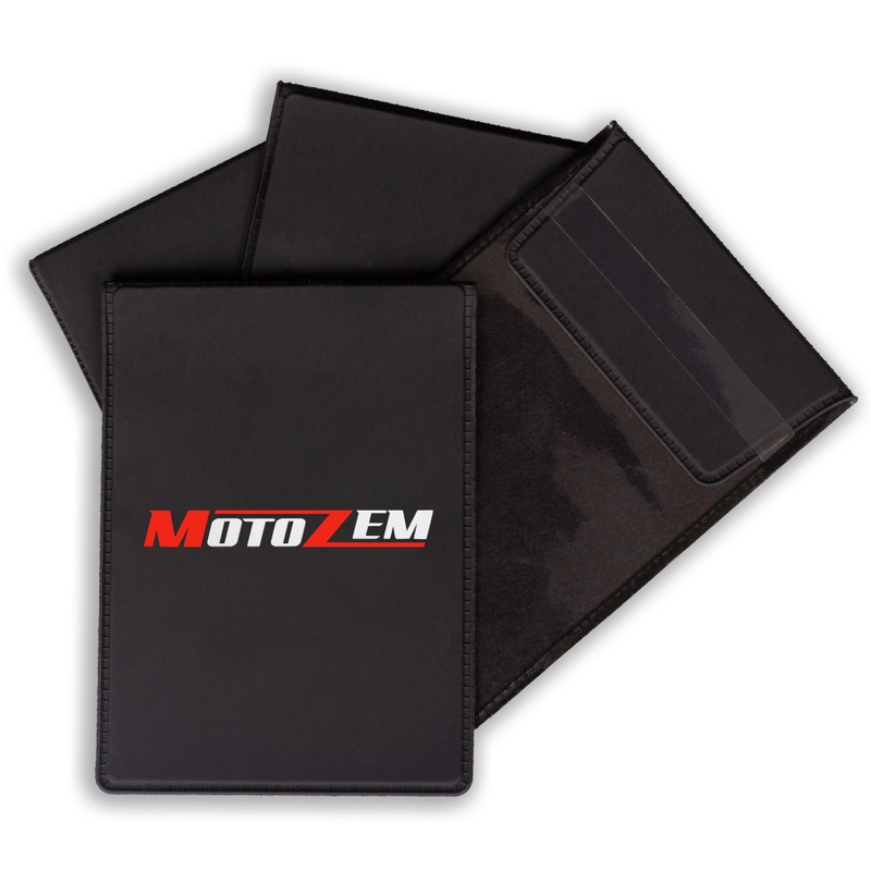 Husa documente MotoZem neagra
