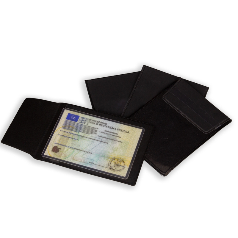 Husa documente MotoZem neagra