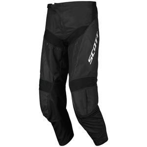 Pantaloni motocross SCOTT EVO Track Swap pentru copii, negru-alb