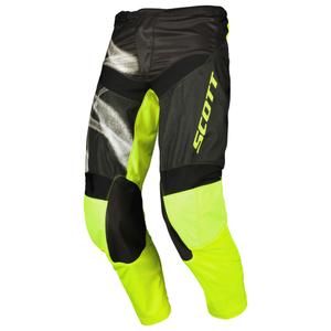 Pantaloni motocross SCOTT EVO Dirt negru-galben fluo