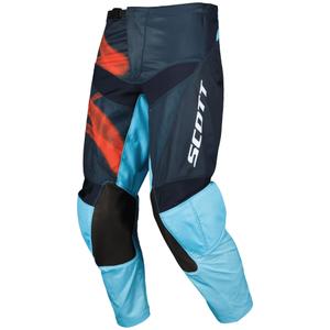 Pantaloni motocross SCOTT EVO Dirt albastru-rosu