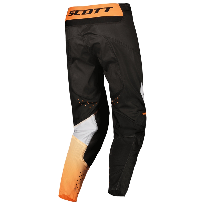 Pantaloni motocross SCOTT Podium PRO negru-portocaliu