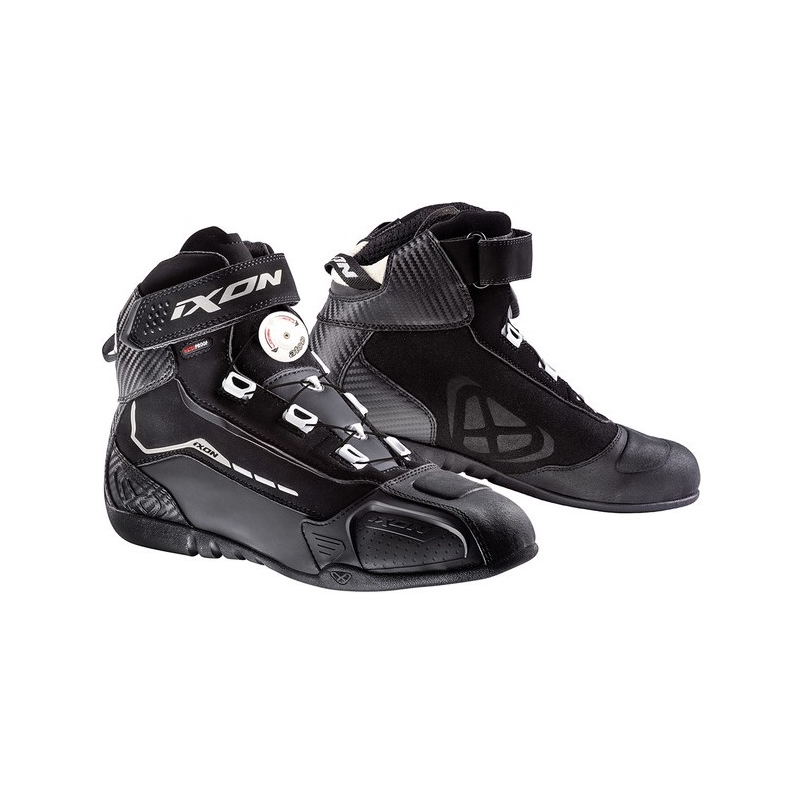 Cizme de motocicletă IXON Soldier EVO negru și alb