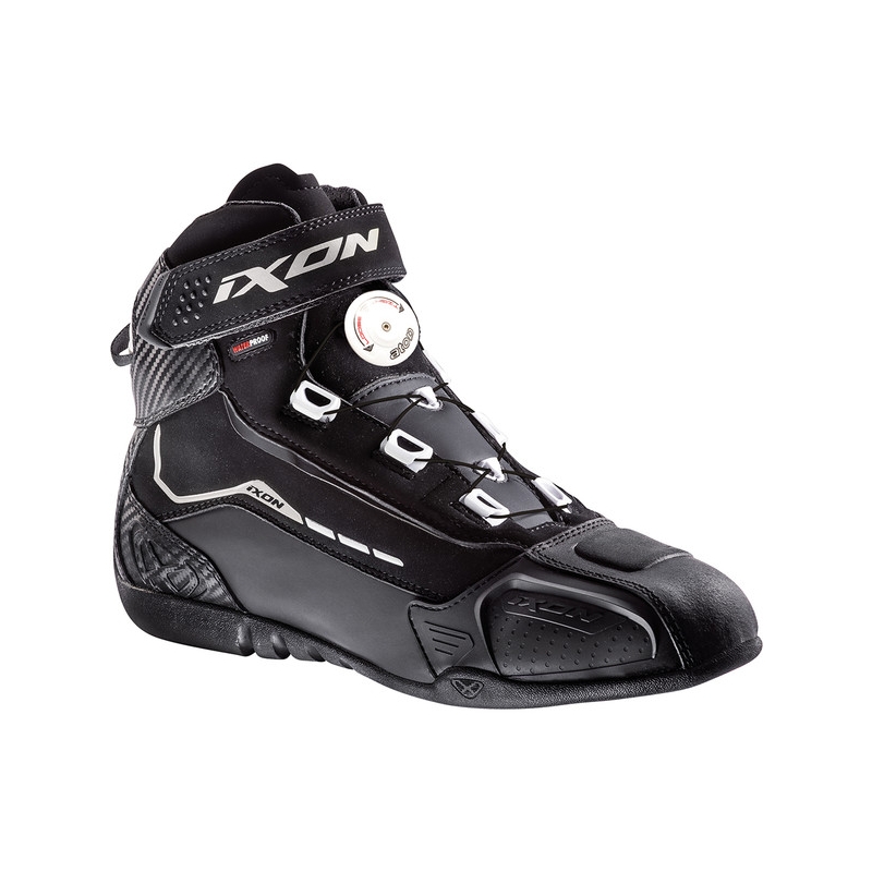 Cizme de motocicletă IXON Soldier EVO negru și alb