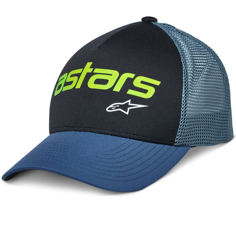 Alpinestars Vital Trucker cap negru-albastru-verde
