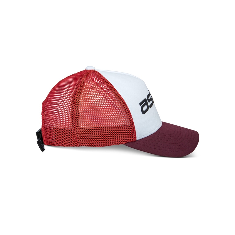Șapcă Alpinestars Vital Trucker alb-maro-roșu-portocaliu