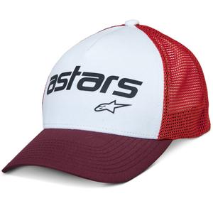 Șapcă Alpinestars Vital Trucker alb-maro-roșu-portocaliu