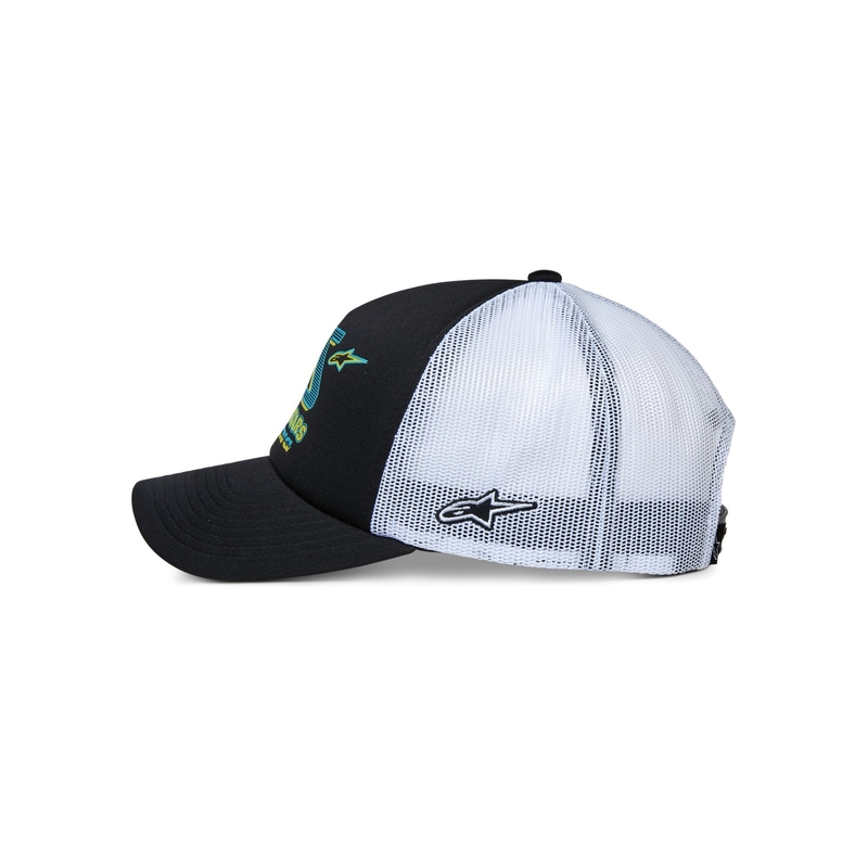 Șapcă Alpinestars Ayess Trucker alb-negru
