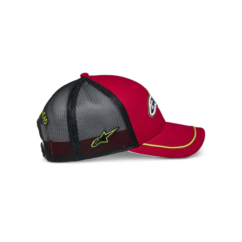 Șapcă Alpinestars Exceed Trucker roșu-negru
