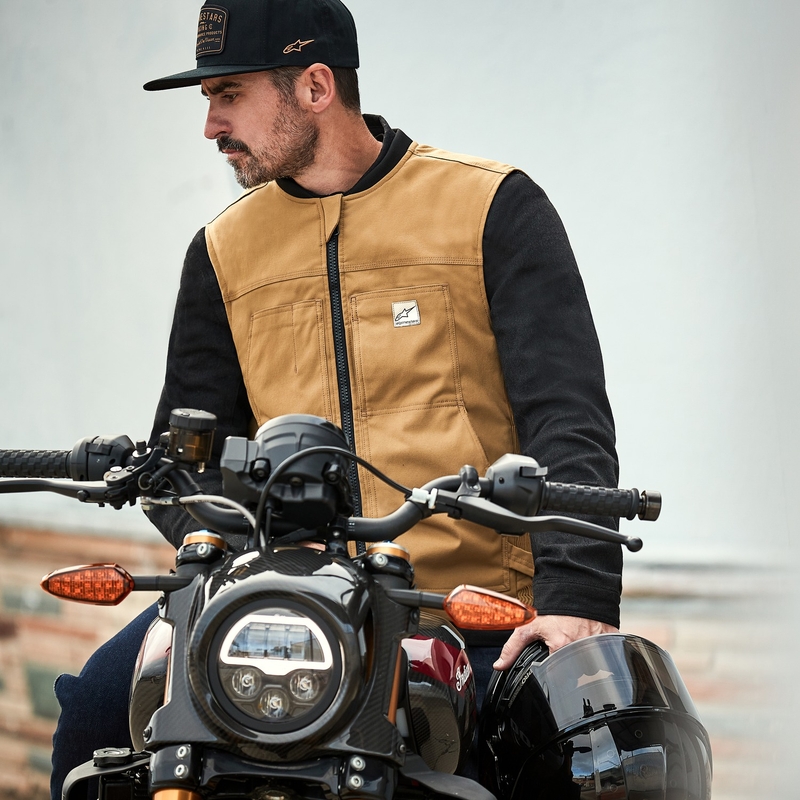 Vesta cu sistem airbag Alpinestars Tech-Air®3 V2 Canvas negru