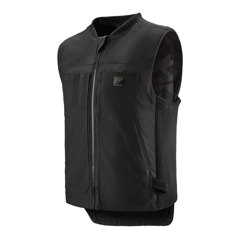 Vesta cu sistem airbag Alpinestars Tech-Air®3 V2 Canvas negru
