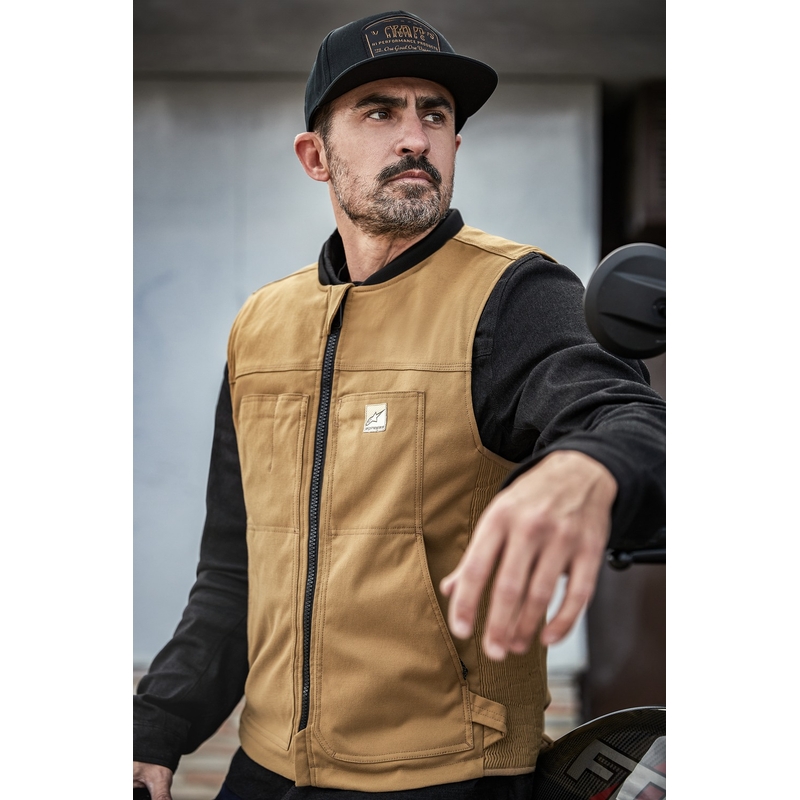 Vesta cu sistem airbag Alpinestars Tech-Air®3 V2 Canvas negru