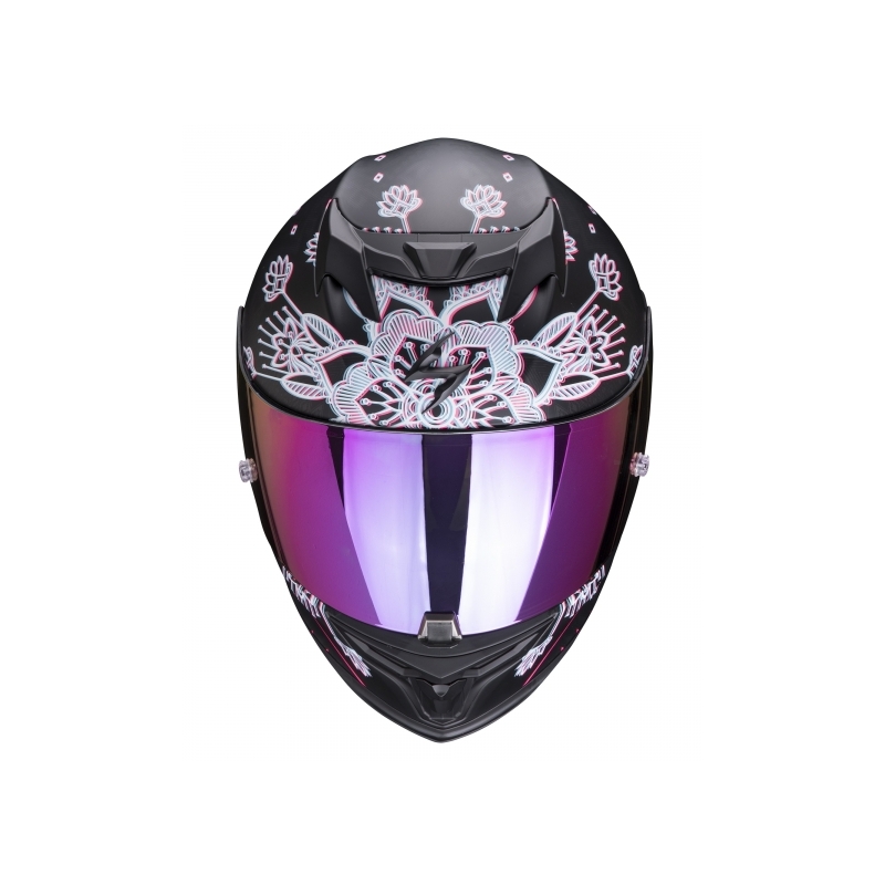 Casca integrala Scorpion EXO-520 AIR Tina negru-argintiu - II. calitate