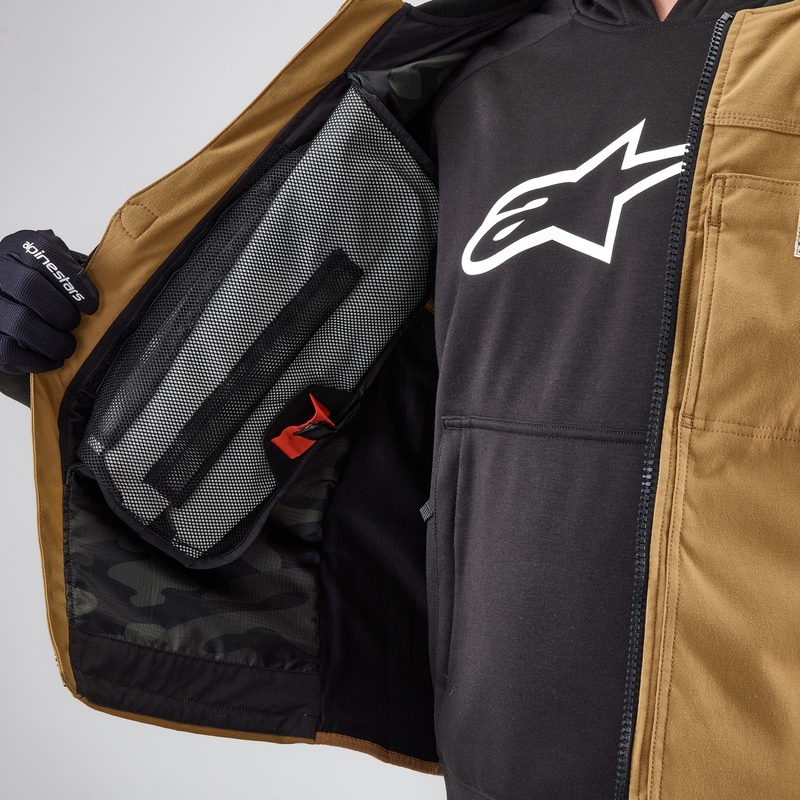 Vesta airbag cu sistem Alpinestars Tech-Air®3 V2 Canvas bej