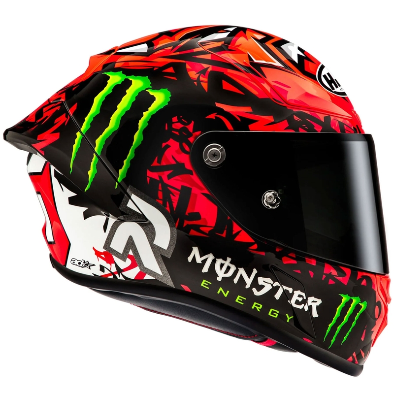 Casca moto integrala HJC RPHA 1 Quartararo Replica II MC1 rosu-negru-alb-verde