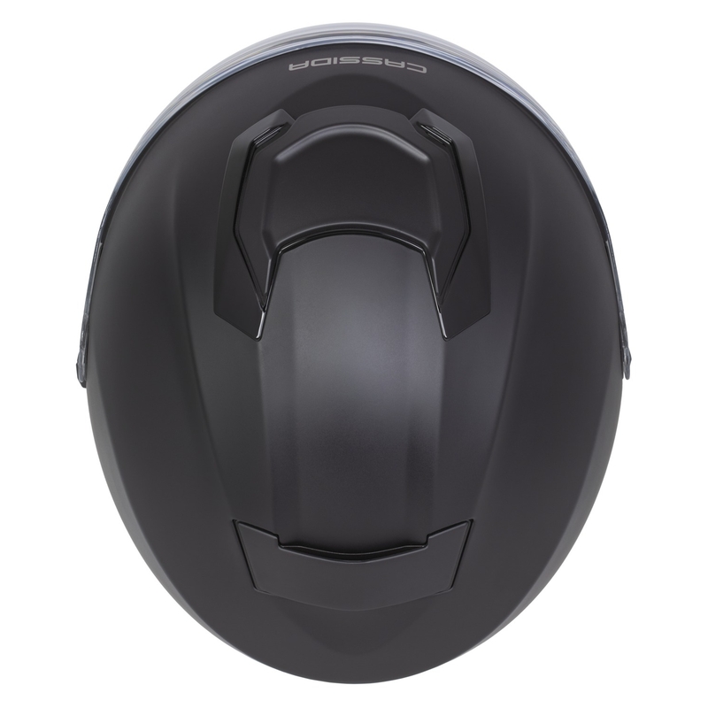 Cassida Cassida Jet Tech 2.0 Solid Open Face Moto Negru Mat-Gri