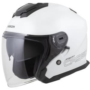 Cassida Motocicleta Cassida Jet Tech 2.0 Solid Open Face Alb-Negru-Gri