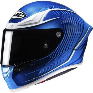 Casca moto integrala HJC RPHA 1 Lovis MC2 albastru-alb-negru