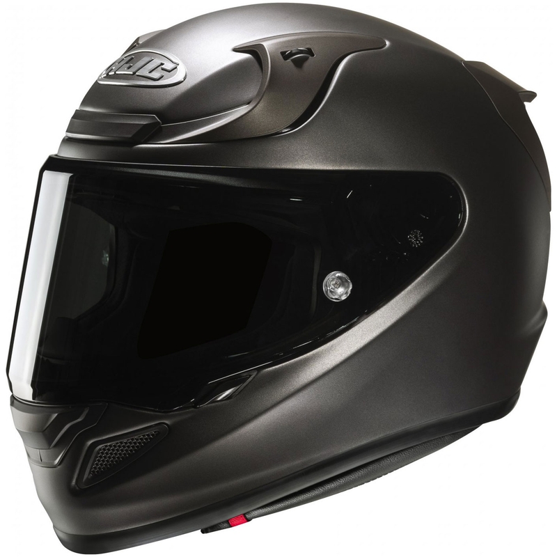Cască moto integrală HJC RPHA 12 solid semiplată, titan