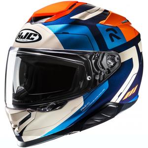 Casca moto integrala HJC RPHA 71 Cozad MC27 albastru-portocaliu-bej