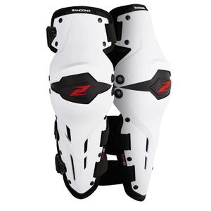 Genunchi protectoare moto Zandona X-Treme Kneeguard alb-negru