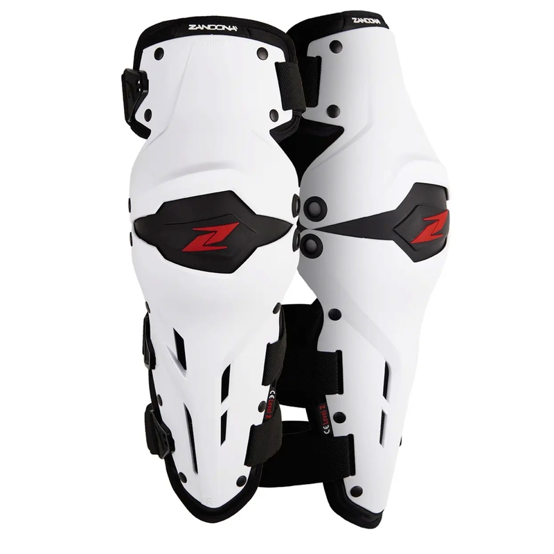 Genunchi protectoare moto Zandona X-Treme Kneeguard alb-negru