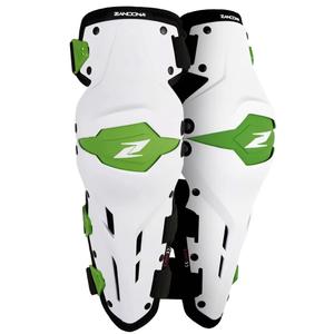 Protecții de genunchi motociclete Zandona X-Treme Kneeguard alb-verde