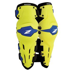 Genunchi motociclete Zandona X-Treme Kneeguard galben-albastru