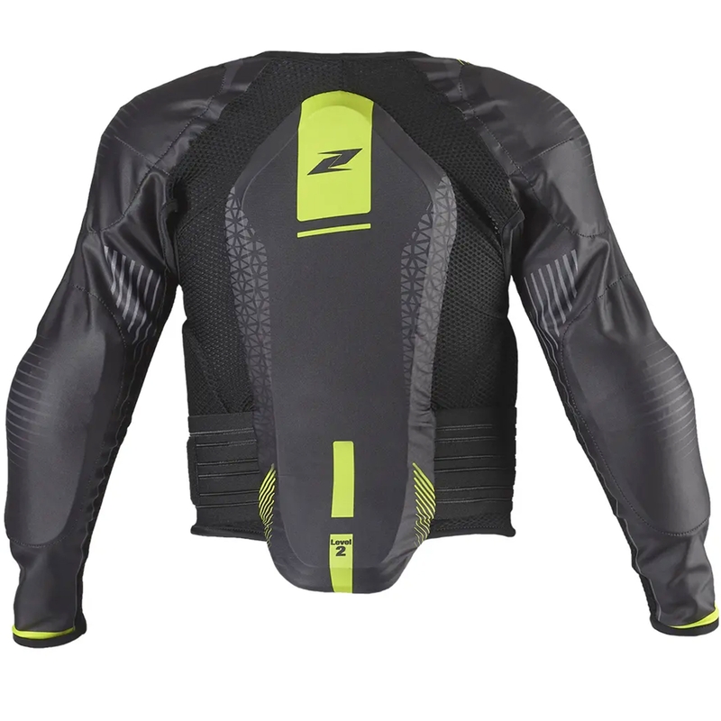 Protectie corporala pentru copii Zandona Netcube Jacket X7 negru-galben fluo 121 - 135 cm