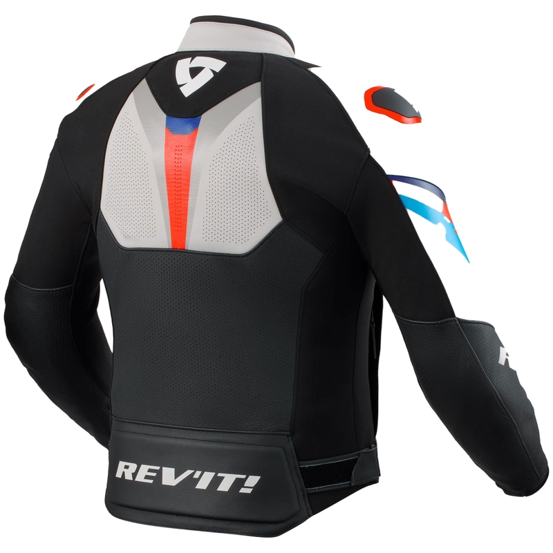 Jachetă moto Revit Quantum 3 negru-gri deschis