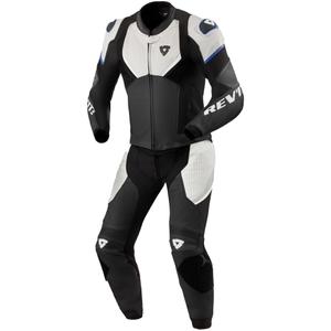 Costum din piele Revit Beta 2 negru-gri deschis