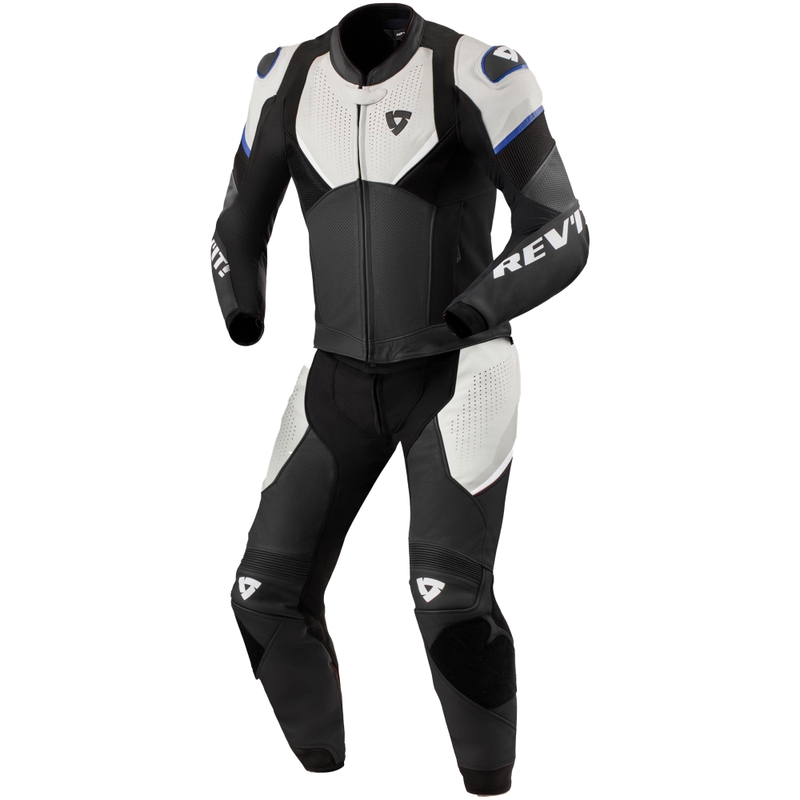 Costum din piele Revit Beta 2 negru-gri deschis