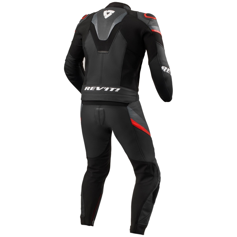 Costum din piele Revit Beta 2 negru-antracit
