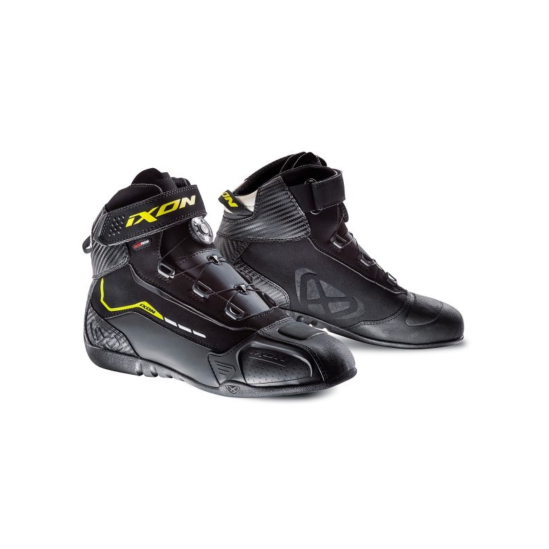 Cizme de motociclete IXON Soldier EVO negru-galben lichidare