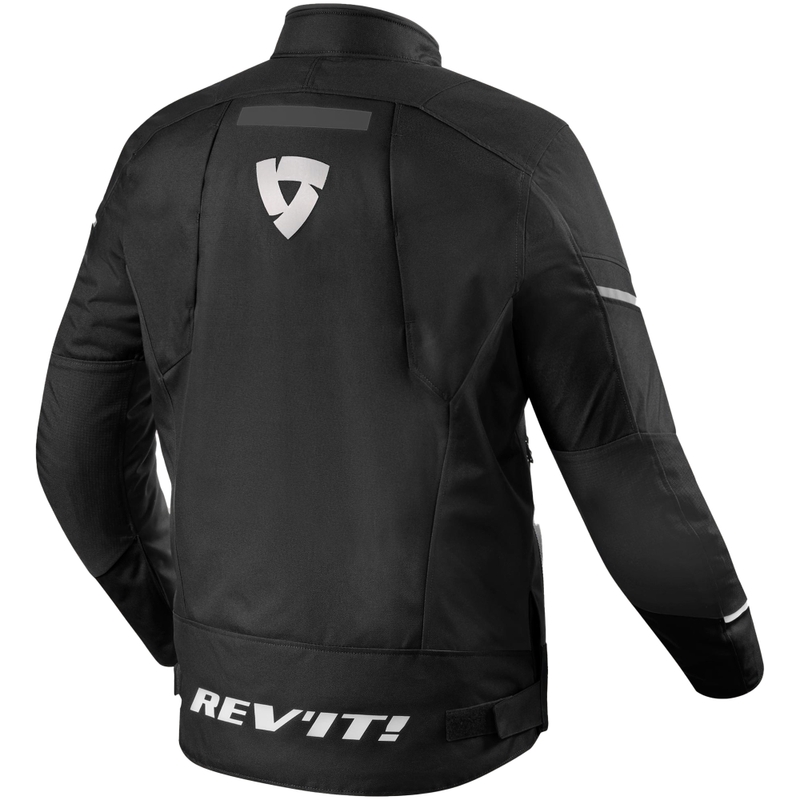 Geacă moto Revit Undulate H2O alb-negru