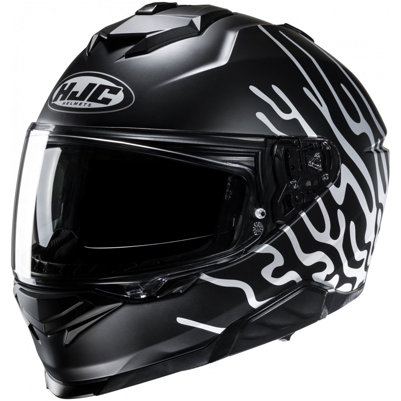 Casca moto integrala HJC i71 Celos MC5SF negru-alb
