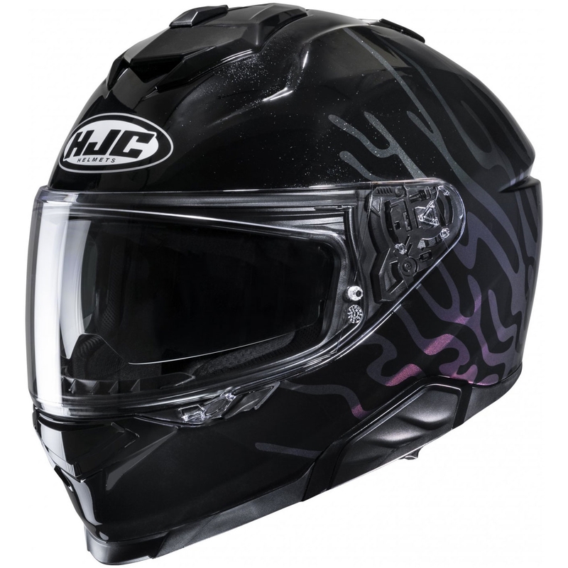 Casca moto integrala HJC i71 Celos MC5 negru-violet-argintiu