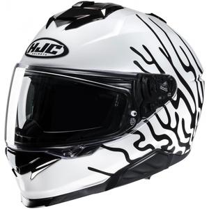 Casca moto integrala HJC i71 Celos MC3H alb-negru-galben