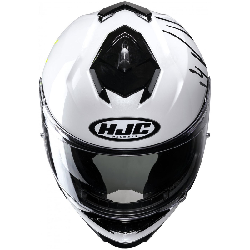 Casca moto integrala HJC i71 Celos MC3H alb-negru-galben